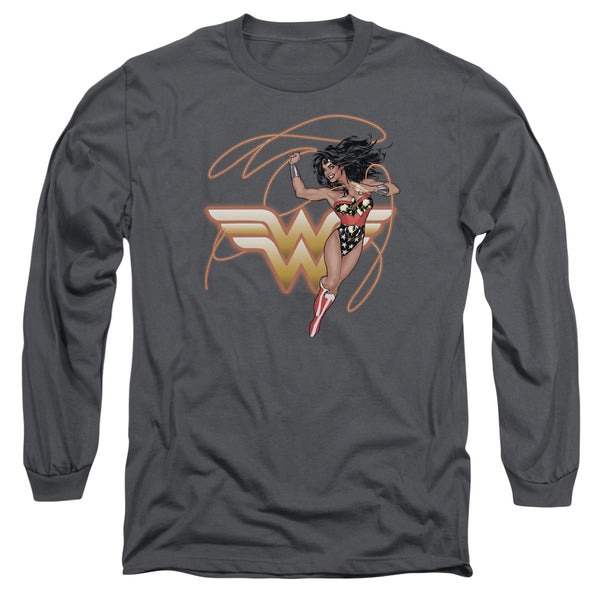 Jla - Glowing Lasso Adult Long Sleeve