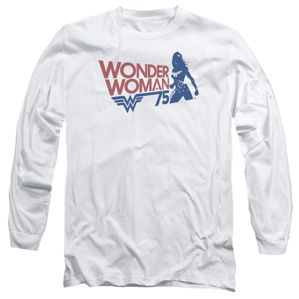 Wonder Woman - Ww75 Silhouette Adult Long Sleeve