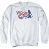 Wonder Woman - Ww75 Silhouette Adult Crewneck Sweatshirt