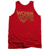 Wonder Woman - Wonder Woman 75Th Anniversary Gold Logo Adult Tank Top