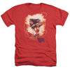 Wonder Woman - 75Th Burst Adult Regular Fit Heather Short Sleeve