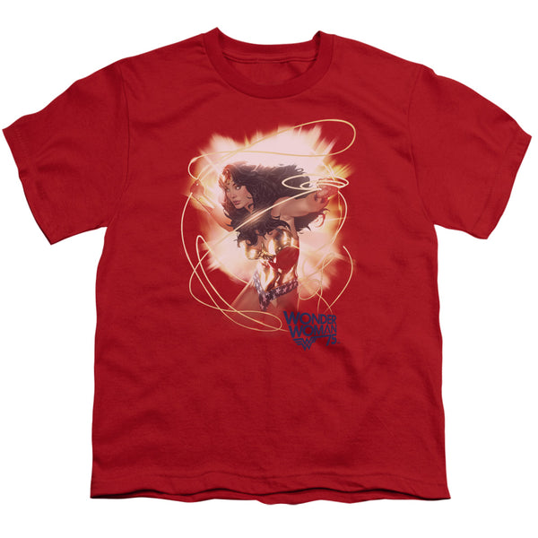 Wonder Woman - 75Th Burst Youth Short Sleeve
