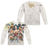Wonder Woman - 75Th Collage (Front - Back Print) L - S Adult Poly Crew