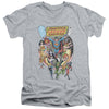 JLA - Team Up Adult Slim Fit V Neck Cotton
