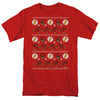 Flash - The Flash Ugly Christmas SweaterAdult Regular Fit Short Sleeve