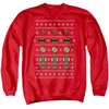 JLA - Justice Shields Christmas Sweater Adult Crewneck Sweatshirt