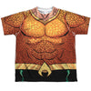 JLA - Aquaman Rebirth Uniform Youth Short Sleeve 100% Poly