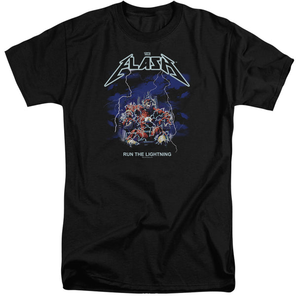 Flash - Run The Lightning Adult Tall Fit Short Sleeve