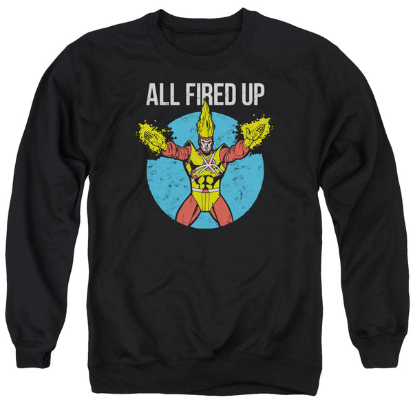 JLA - Firestorms Party Adult Crewneck Sweatshirt
