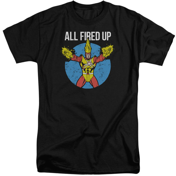 JLA - Firestorms Party Adult Tall Fit Short Sleeve