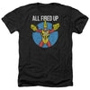 JLA - Firestorms Party Adult Regular Fit Heather Short Sleeve