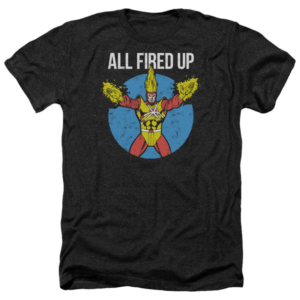 JLA - Firestorms Party Adult Regular Fit Heather Short Sleeve