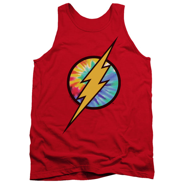 Flash - Tie Dye Flash Logo Adult Tank Top