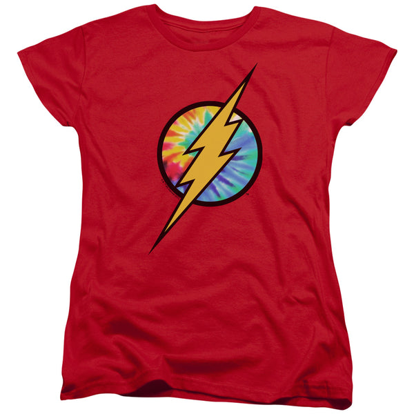Flash - Tie Dye Flash Logo Women's Short Sleeve