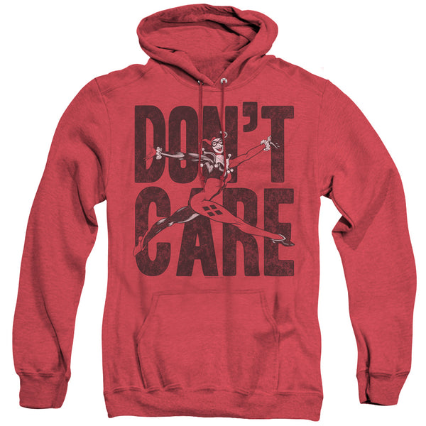 JLA - Don’T Care Adult Heather Hoodie