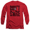 JLA - Don’T Care Adult Long Sleeve