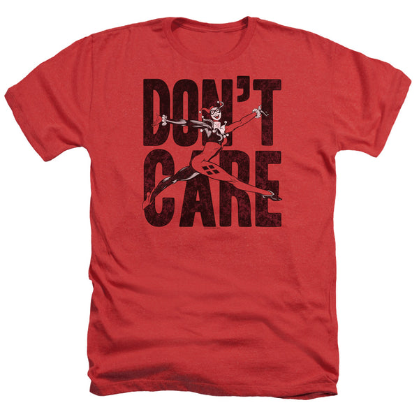 JLA - Don’T Care Adult Regular Fit Heather Short Sleeve