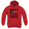 JLA - Don’T Care Youth Hooded Sweatshirt