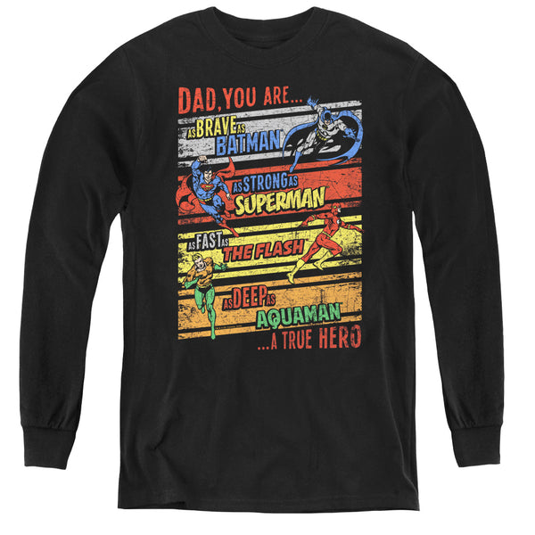 JLA - A True Hero L - S Youth