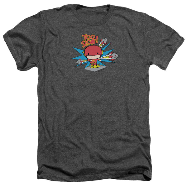 Flash - Too Slow Adult Regular Fit Heather Short Sleeve
