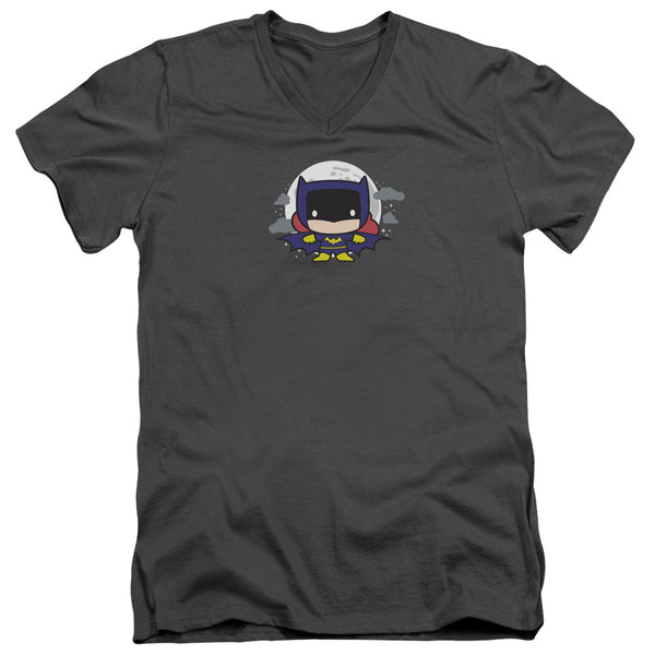JLA - Batgirl Chibi Adult Slim Fit V Neck Cotton