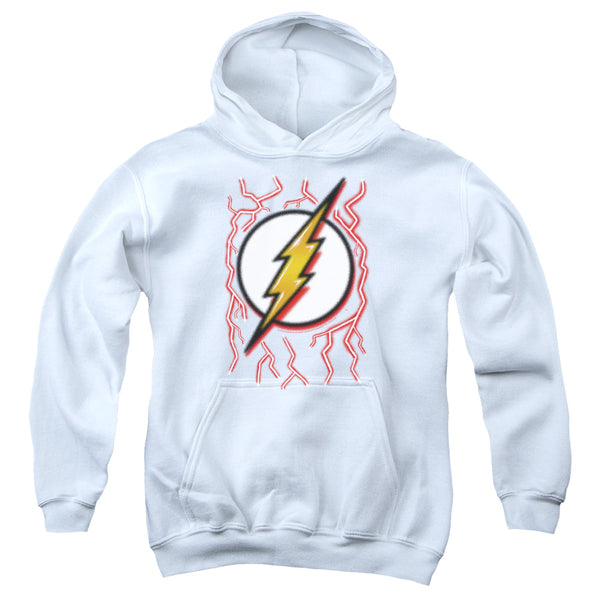 Flash - Airbrush Bolt Youth Hooded Sweatshirt