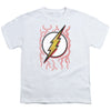Flash - Airbrush Bolt Youth Short Sleeve