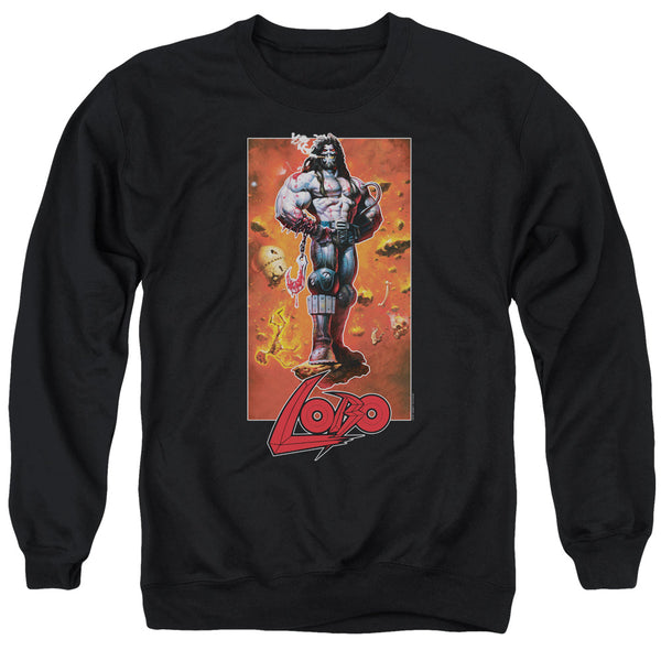 JLA - Lobo Pose Adult Crewneck Sweatshirt