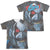 JLA - Bit Lip (Front - Back Print) Adult Regular Fit Short Sleeve 65 - 35 Poly - Cotton