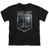 Justice League Movie - Shield Logo Youth Short Sleeve