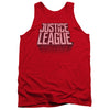 Justice League Movie - League Distressed Adult Tank Top