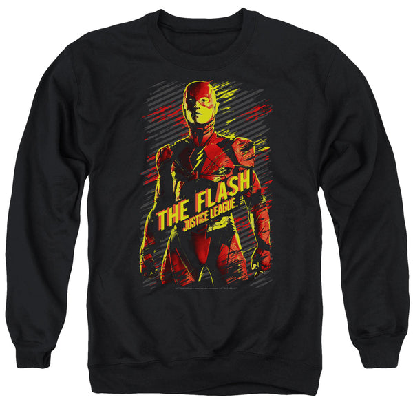 Justice League Movie - The Flash Adult Crewneck Sweatshirt