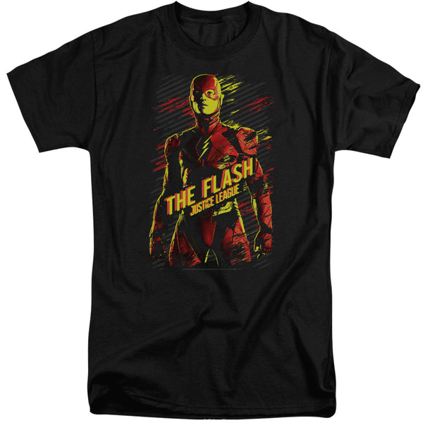 Justice League Movie - The Flash Adult Tall Fit Short Sleeve
