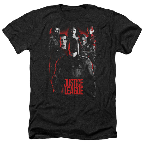 Justice League Movie - The League Adult Regular Fit Heather Short Sleeve