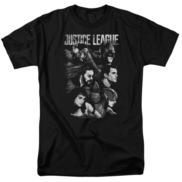 Justice League Movie - Pushing Forward Adult Regular Fit Short Sleeve