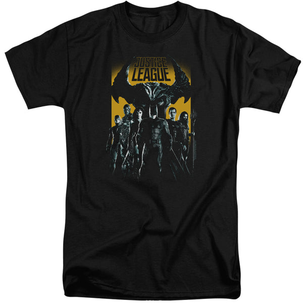 Justice League Movie - Stand Up To Evil Adult Tall Fit Short Sleeve