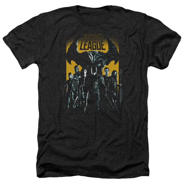 Justice League Movie - Stand Up To Evil Adult Regular Fit Heather Short Sleeve