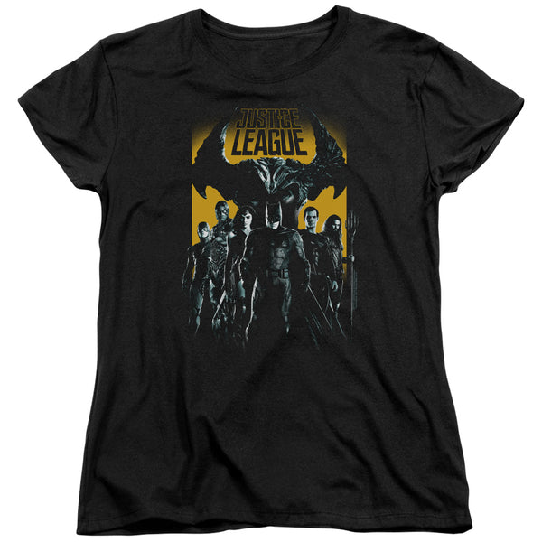 Justice League Movie - Stand Up To Evil Women's Short Sleeve