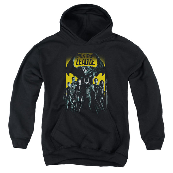 Justice League Movie - Stand Up To Evil Youth Hooded Sweatshirt