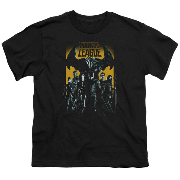Justice League Movie - Stand Up To Evil Youth Short Sleeve
