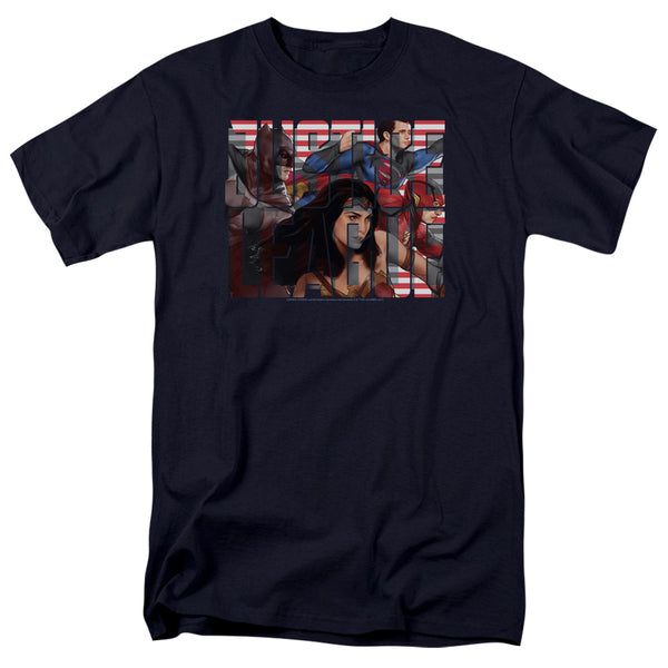 Justice League Movie - Rally Adult Regular Fit Short Sleeve