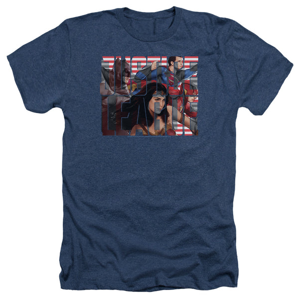 Justice League Movie - Rally Adult Regular Fit Heather Short Sleeve