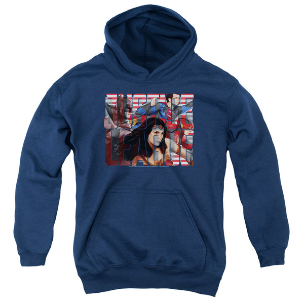 Justice League Movie - Rally Youth Hooded Sweatshirt