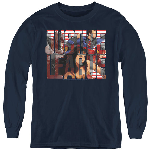 Justice League Movie - Rally L - S Youth