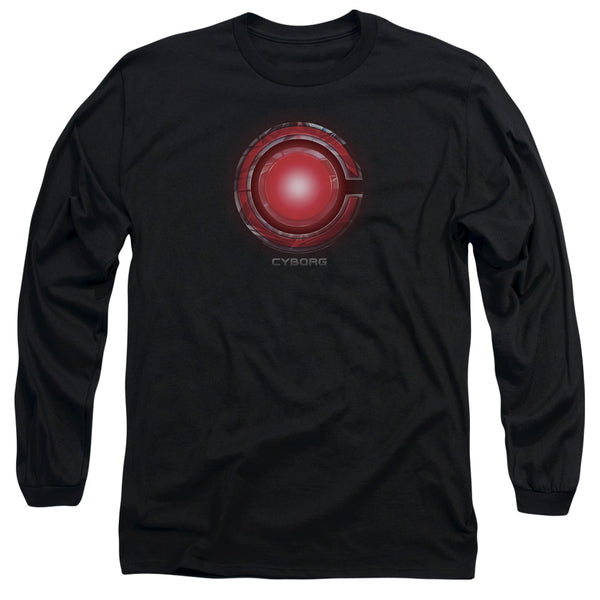 Justice League Movie - Cyborg Logo Adult Long Sleeve