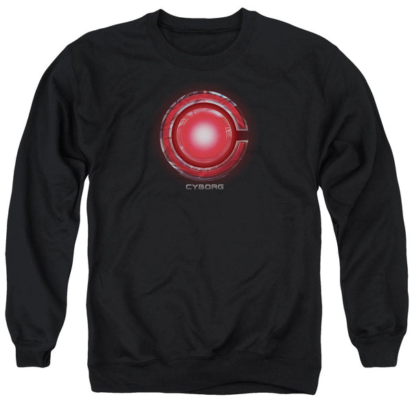 Justice League Movie - Cyborg Logo Adult Crewneck Sweatshirt