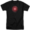 Justice League Movie - Cyborg Logo Adult Tall Fit Short Sleeve