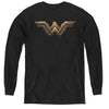 Justice League Movie - Wonder Woman Logo L - S Youth