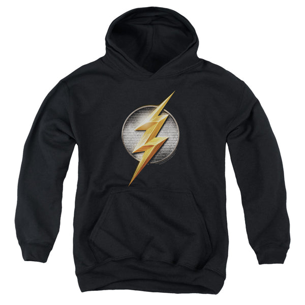 Justice League Movie - Flash Logo Youth Hooded Sweatshirt