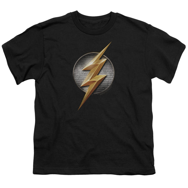 Justice League Movie - Flash Logo Youth Short Sleeve